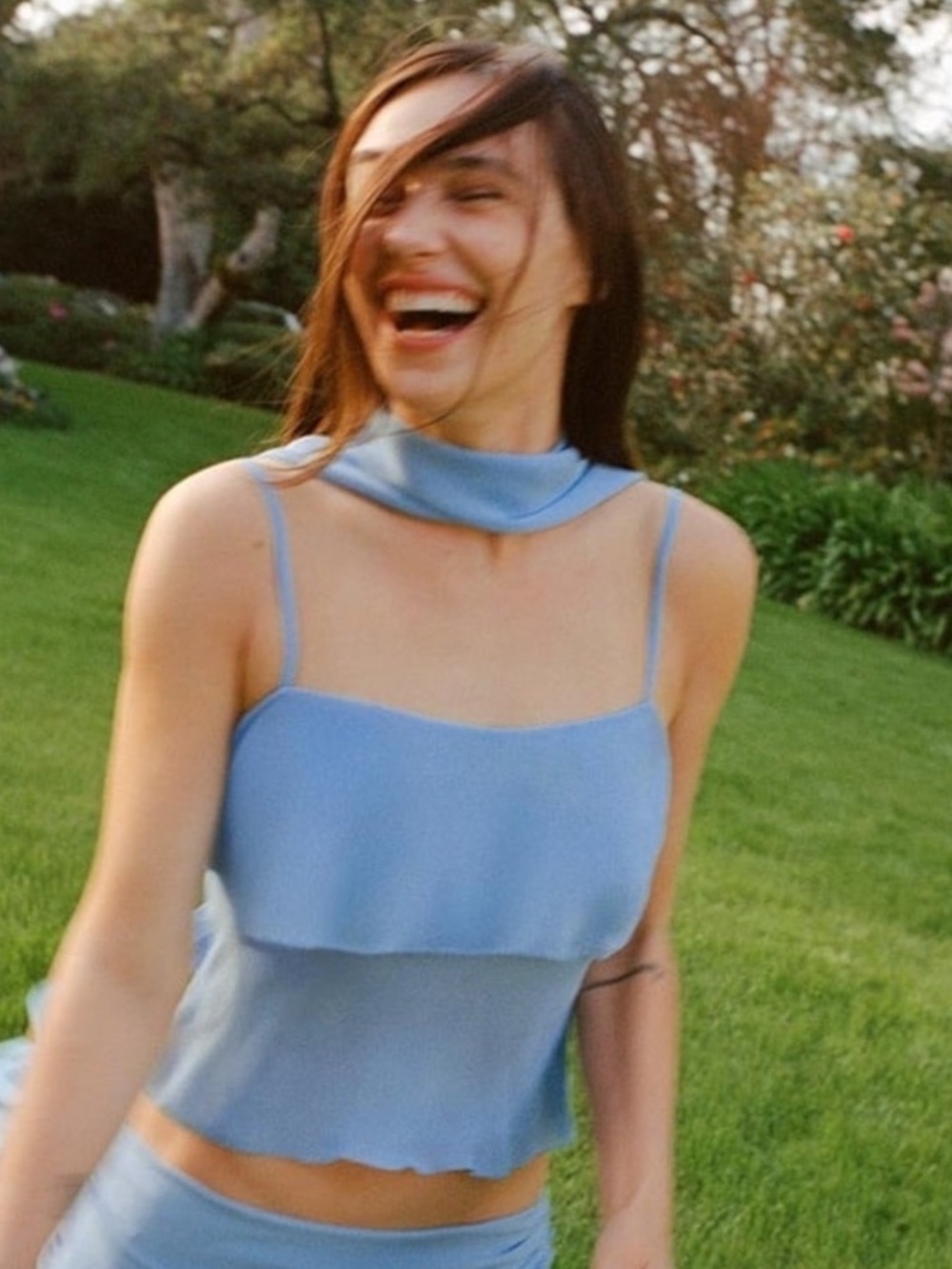 Reformation x Devon Lee Carlson Lula Scarf Camisole - Picture 2 of 10